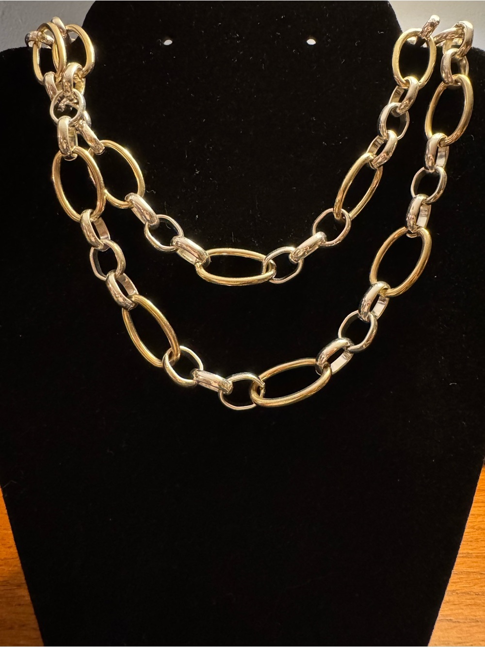 Liz Claiborne 36” Chunky Link Long Necklace